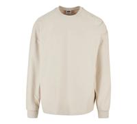 Sweatshirt Urban Classics Rib Terry Boxy Crew GT Blanc 3XL
