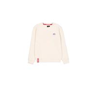 Sweatshirt with a small logo Alpha Industries Basic Blanc 2XL