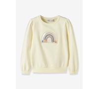 Sweatshirt with confetti pocket for girl NAME IT pale yellow