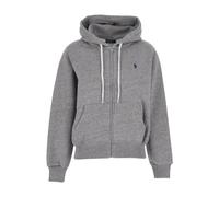 Sweatshirt With Drawstring Hood And Pony Embroidery On The Front - female - Polo Ralph Lauren - Zip-throughs - Gray - M - Sweatshirts & Hoodies M
