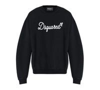 Sweatshirt with embroidered logo - male - Dsquared2 - Sweatshirts - Black - M - Sweatshirts & Hoodies M