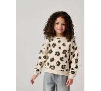 Sweatshirt with Fancy Motifs for Girls printed beige