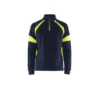 Sweatshirt with high-visibility parts Blaklader Black 5XL