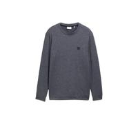Sweatshirt with Logo Patch Tom Tailor Bleu 2XL