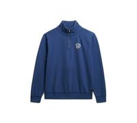 Sweatshirt with zipped collar Superdry Athletic SD Co Bleu M