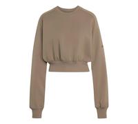 adidas Women's Soft Lux Sweatshirt, Khaki Six, M