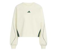 Sweatshirt woman adidas Stadium 3-Stripes Beige 2XS