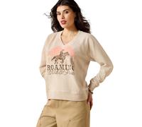 Sweatshirt woman Ariat Victoria Beige L