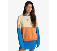 Sweatshirt woman Billabong Jump Around Block Orange M