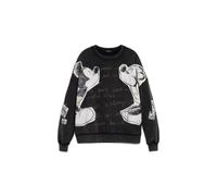 Sweatshirt woman Desigual Mickey Noir M
