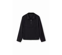 Sweatshirt woman Desigual Pinko Noir S