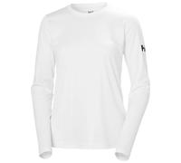 Helly Hansen Women's W HH Tech Crew Ls 2.0, White, M