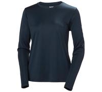 Helly Hansen Women's W HH Tech Crew Ls 2.0, Navy, XS