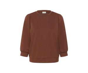 Sweatshirt woman KAFFE KAannie Marron XL