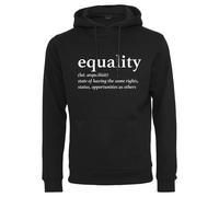 Mister Tee Damen Equality Definition Hoodie Kapuzenpullover Black L