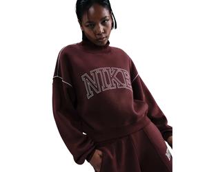 Sweatshirt woman Nike Phoenix Fleece Rouge L