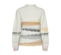 Sweatshirt woman Pieces Pcjeria Jacquard Beige XS