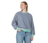 Sweatshirt woman Ragwear Wuss stripes Bleu XL
