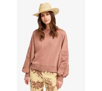 Roxy Flower Song - Women Brown Oversized Sweatshirt