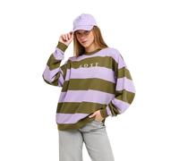 Sweatshirt woman Roxy Strictly Stripes Vert XL