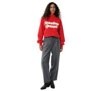 Sweatshirt woman She is Sunday Sunday Queen Rouge XL