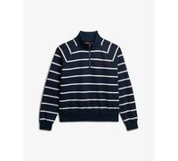 Sweatshirt woman Superdry Ath Henley Bleu M