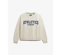 Superdry Athletic Essential Relaxed Applique Sweatshirt Beige M Woman