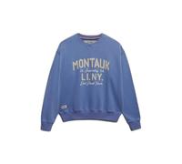 Sweatshirt woman Superdry Beach Club Bleu XS