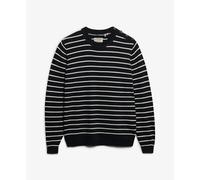 Superdry Lightweight Essential Striped Jumper, Blue, Size 8, Women Blue