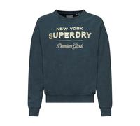 Superdry Luxe Metallic Logo Sweatshirt Black S Woman