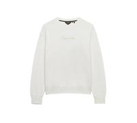 Sweatshirt woman Superdry Script Brand Loose Blanc XS