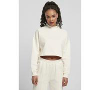 Sweatshirt woman Urban Classics cropped oversized high neck crew- large sizes Blanc 4XL