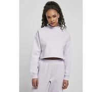 Sweatshirt woman Urban Classics cropped oversized high neck crew- large sizes Violet 3XL