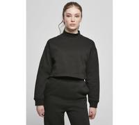 Urban Classics - Ladies Cropped Oversized Sweat High Neck Black - Sweater Large