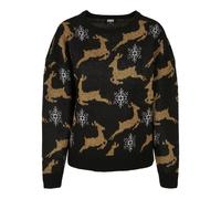 Urban Classics Oversized Christmas Sweater Black S Woman