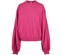 Sweatshirt woman Urban Classics Oversized Triangle Crew Neck Purple XS/S