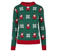 Urban Classics Santa Christmas Sweatshirt Green 2XL Woman