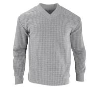 Sweatshirt Women's Men's Long Sleeve V-Neck Cardigan High-Quality Workmanship Knitted Pullover Square Pattern Shirt Casual Long Sleeve Pullover College Stretch Sweater, Light Ashy, 3XL