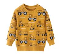 Sweatshirts for Kids Comfortable Hooded/Sweatshirt Long Sleeve Pullover with Pocket Warm Soft Sweatshirt Varsity Hoodie Children Clothes Unisex Gold
