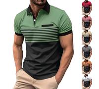 Sweatshirts for Men UK Mens Polo Shirts Mens Sweatshirts Ship Sleeveless Tshirt Men Gift Color Block Tops Casual Smart Loose Tops for UK T -T Tshirts Redtshirt Male Gym Ttshirts Male UK Green
