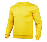Sweatshirts for Men UK Regular Fit Long Sleeve Crew Neck Casual Tshirt Pullover Spring Sport Work Hiking Lightweight Undershirts Workout Running Big and Tall Comfortable Tees A-Yellow