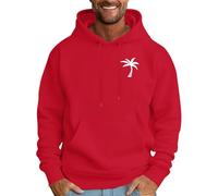 Sweatshirts for Men UK Tropical Retro Coconut Palm Trees Print Hoody Hooded Sweatshirt Drawstring Pullover Gym Golf Sweat Hoodie Casual Long Sleeve Shirts Sweater Top Hoodies