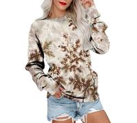 Sweatshirts For Women Floral Pocket Maple Leaves Graphic Flower Butterfly Crewneck Long Sleeve Casual Ladies Sweatshirt Comfy Causal Pullover Fall Winter (Pink, XL) Rain Coats For Women Waterproof