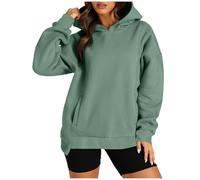 Sweatshirts for Women UK Clearance Women's Hoodies Oversized Sweatshirt Simple Long Sleeve Hoodie Casual Loose Trendy Pullover Fall Y2k Sweater Cute Hoodies for Teen Girls
