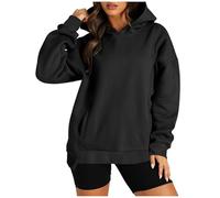 Sweatshirts for Women UK Clearance Women's Hoodies Oversized Sweatshirt Simple Long Sleeve Hoodie Casual Loose Trendy Pullover Fall Y2k Sweater Cute Hoodies for Teen Girls