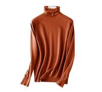 Sweatshirts for Women UK Plus Size Long Sleeve Pullover Turtleneck Sweater Soft Comfortable Lightweight Fall Winter Solid Color Oversized Tops Cashmere Jumper Warm Loose Sweaters