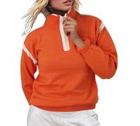 Sweatshirts For Women Uk,Women'S Fleece Sweatshirts Half Zip Pullover Long Sleeve Oversized Workout Crop Tops Hoodie With Pocket