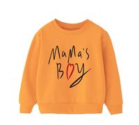 Sweatshirts Girls Boys Plain Sweatshirt Oversized Long Sleeve Streetwear Soft Fashion Jumper UK Fall Clothes Casual Activewear Gymnastics Gifts Yellow