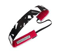Sweaty Bands Turbulence Performance Headband 1" Black and White, Non-Slip
