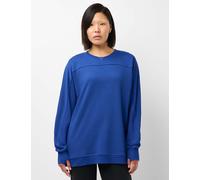 Sweaty Betty After Class Cotton Blend Longline Sweatshirt Medium Blue
